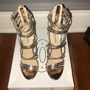 Rose Gold Steve Madden Heels